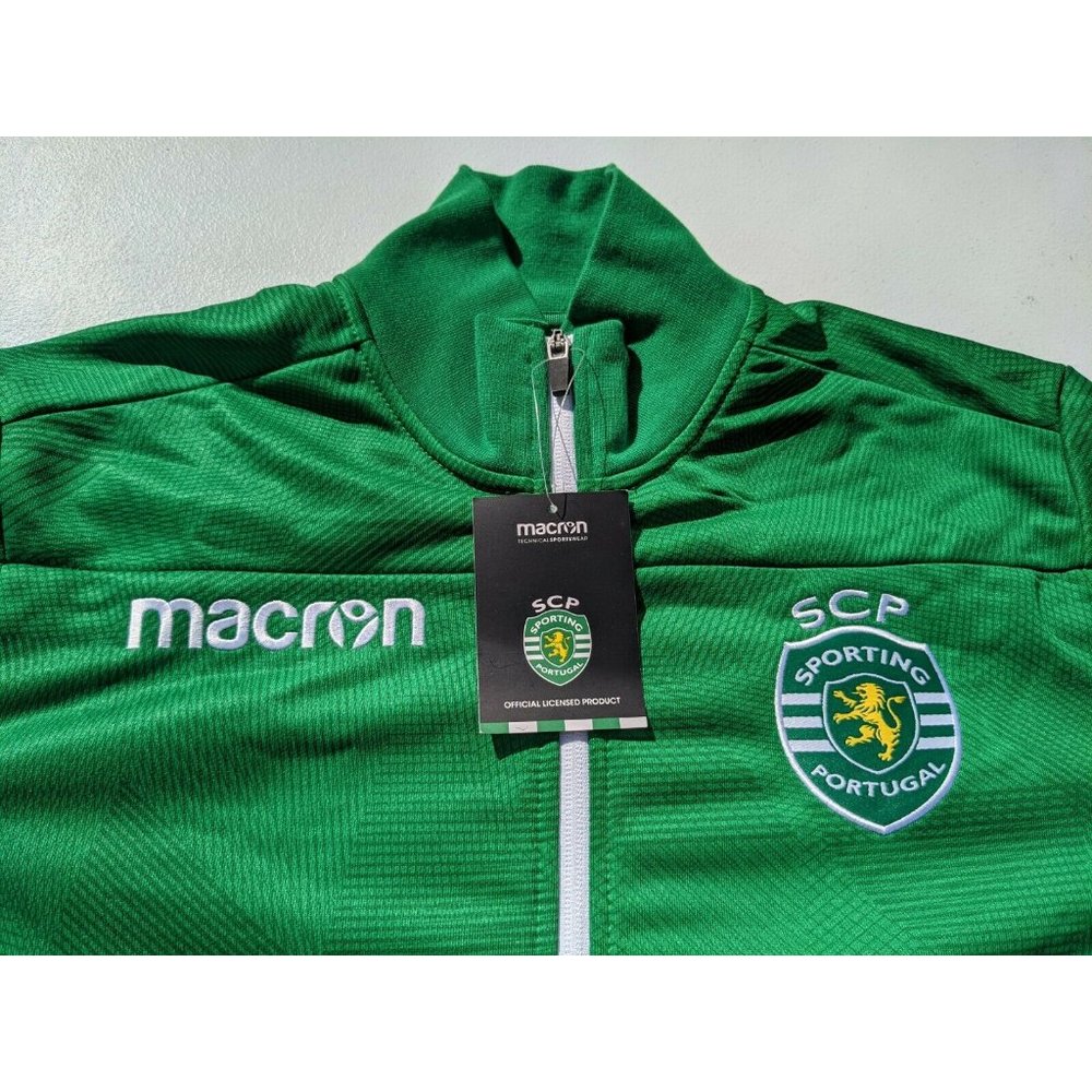 SCP Sporting Portugal M Jacket Macron Green New